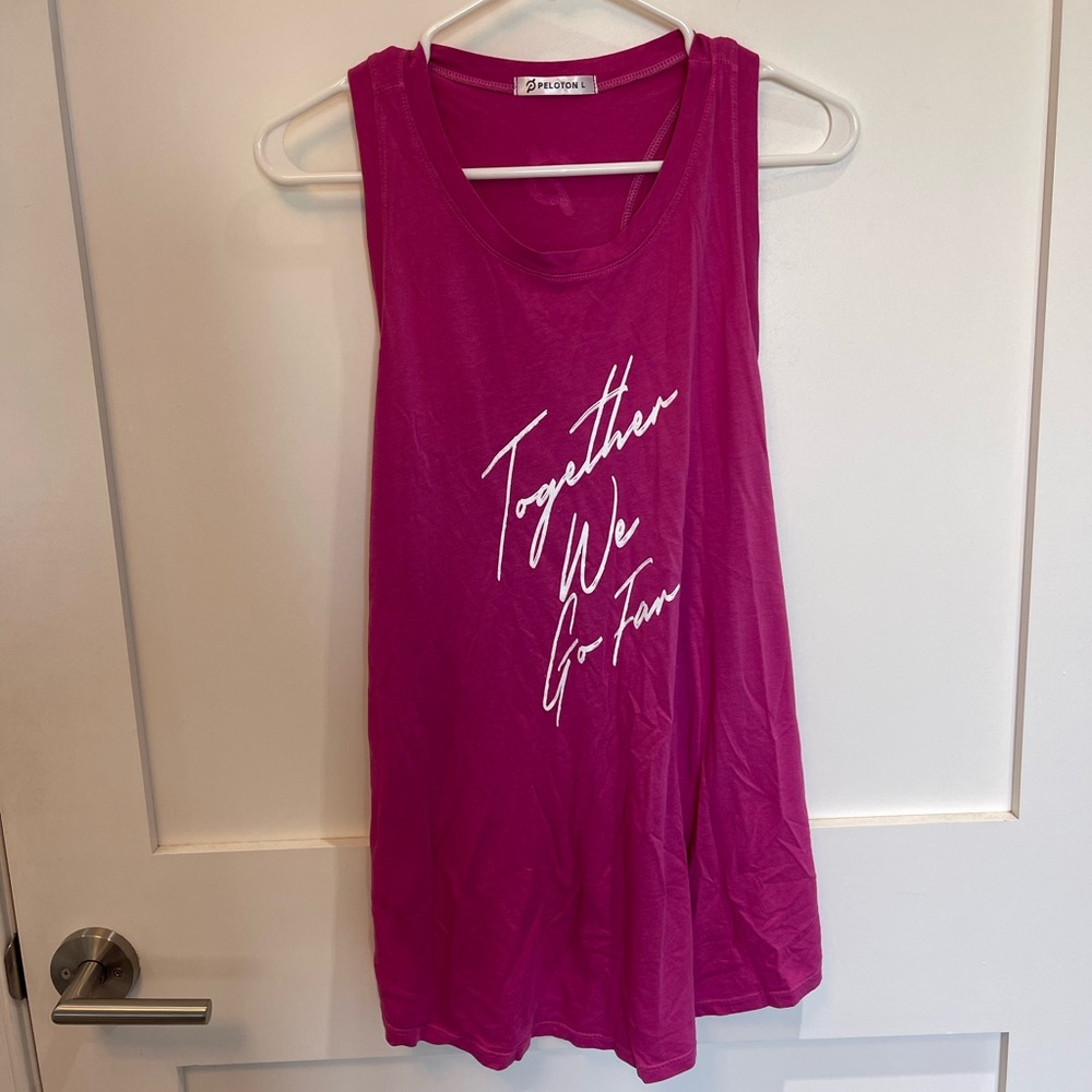 Peloton Pink Tank Top